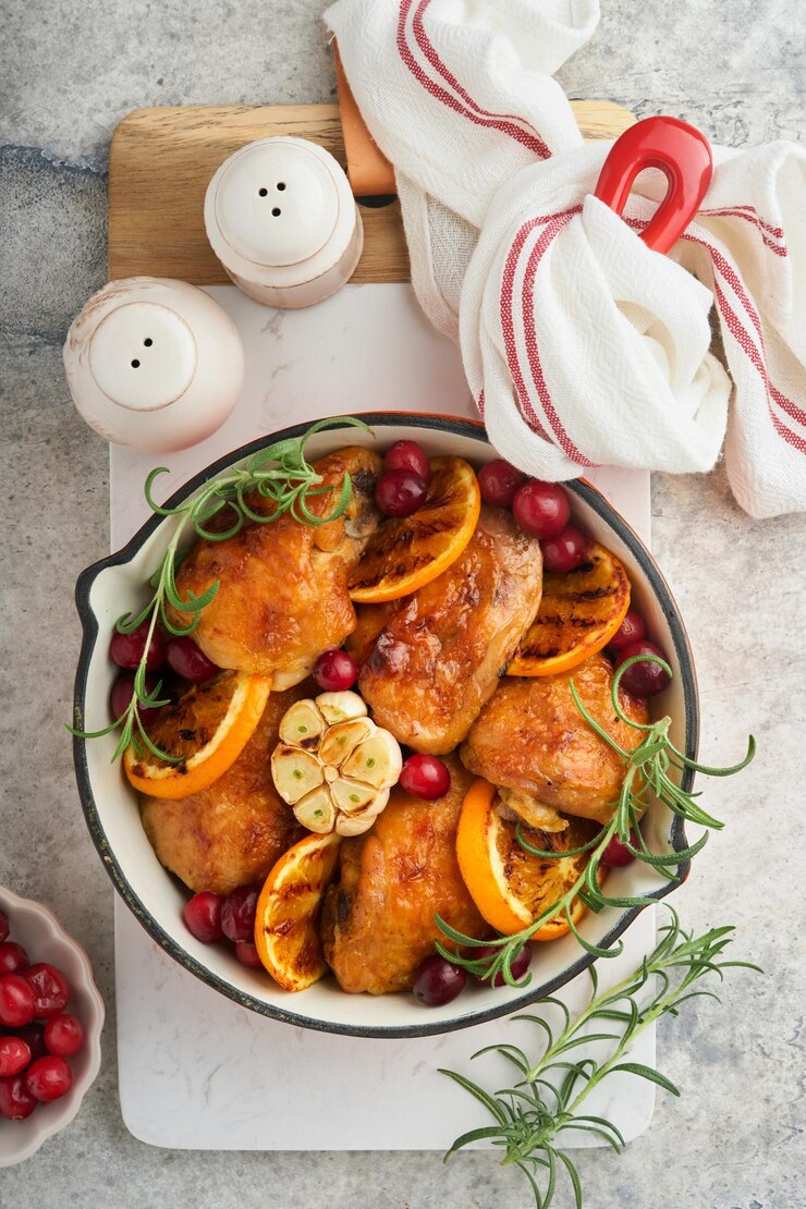 طرز تهیه ران مرغ آلبالویی