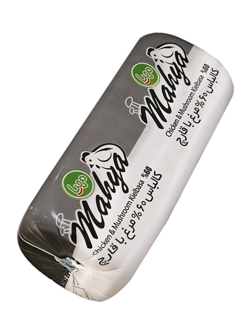 کالباس رولی 60% مرغ و قارچ مهیا 